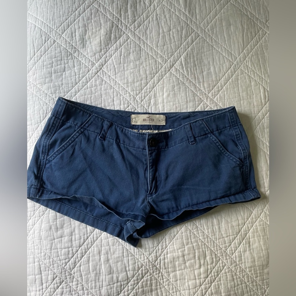 Navy blue Hollister shorts